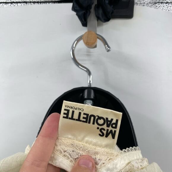 Vintage ms. Paquette sheer ruffle blouse - Picture 5 of 5